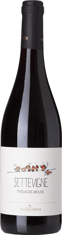 21,95 € Free Shipping | Red wine Claudio Cipressi Settevigne D.O.C. Molise Molise Italy Tintilla Bottle 75 cl