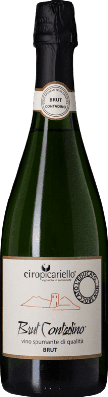 26,95 € 送料無料 | 白スパークリングワイン Ciro Picariello Contadino L'Educato Brut I.G.T. Campania カンパニア イタリア Fiano ボトル 75 cl