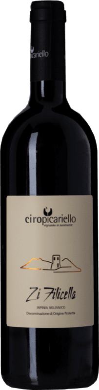 16,95 € 免费送货 | 红酒 Ciro Picariello Zi' Filiciella D.O.C. Irpinia 坎帕尼亚 意大利 Aglianico 瓶子 75 cl