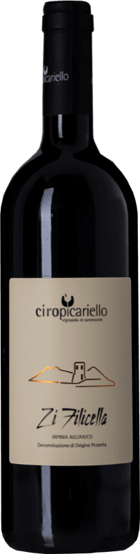 15,95 € Envío gratis | Vino tinto Ciro Picariello Zi' Filiciella D.O.C. Irpinia Campania Italia Aglianico Botella 75 cl