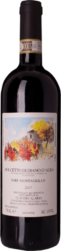 11,95 € 送料無料 | 赤ワイン Claudio Alario Sorì Montagrillo D.O.C. Dolcetto di Diano d'Alba - Diano d'Alba Carema ピエモンテ イタリア Dolcetto ボトル 75 cl