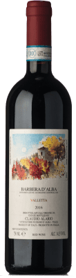 24,95 € Spedizione Gratuita | Vino rosso Claudio Alario Valletta D.O.C. Barbera d'Alba Piemonte Italia Barbera Bottiglia 75 cl