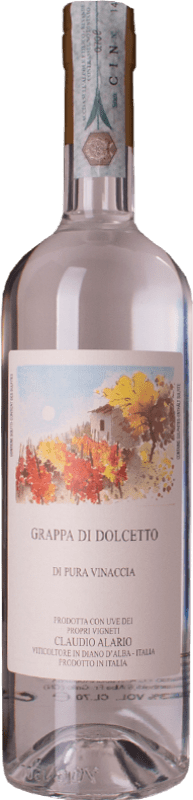 27,95 € Kostenloser Versand | Grappa Claudio Alario Dolcetto I.G.T. Grappa Piemontese Piemont Italien Flasche 70 cl