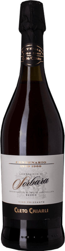 10,95 € Free Shipping | Red wine Cleto Chiarli Secco Centenario D.O.C. Lambrusco di Sorbara Emilia-Romagna Italy Lambrusco di Sorbara Bottle 75 cl