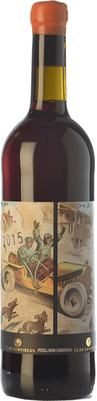 23,95 € Free Shipping | Red wine Clos Lentiscus Perill Noir Carinyena Aged D.O. Penedès Catalonia Spain Carignan Bottle 75 cl