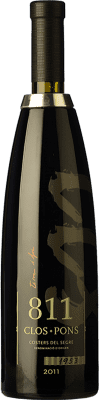 67,95 € Free Shipping | Red Wine Clos Pons 811 Crianza — Aged D.O. Costers del Segre Catalonia Spain Marcelan Eco — Organic 75 cl