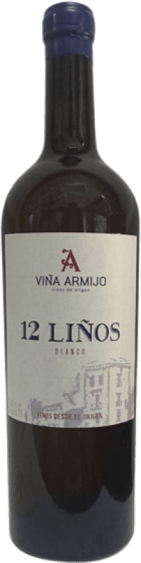 15,95 € Spedizione Gratuita | Vino bianco Viña Armijo 12 Liños I.G.P. Vino de la Tierra de Cádiz Andalusia Spagna Palomino Fino Bottiglia 75 cl