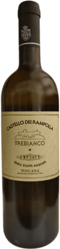32,95 € 免费送货 | 白葡萄酒 Castello dei Rampolla Trebianco di Santa Lucia I.G.T. Toscana 托斯卡纳 意大利 Malvasia — 玛尔瓦西亚, Trebbiano — 特雷比亚诺, Chardonnay — 莎当妮, Gewürztraminer — 琼瑶浆, Sauvignon — 苏维浓 Eco — 生态 有机 天然 75 cl