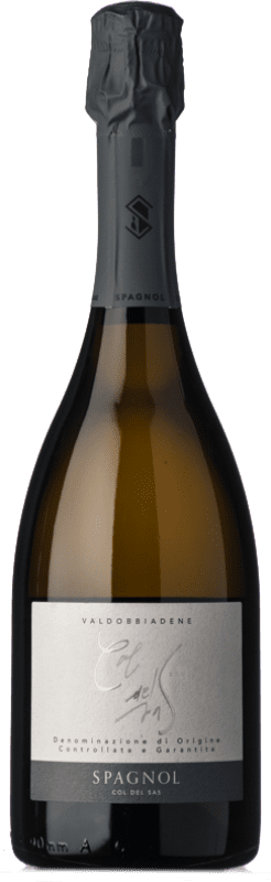 13,95 € Free Shipping | White Sparkling Wine Col del Sas Brut D.O.C.G. Prosecco di Conegliano-Valdobbiadene Veneto Italy Glera 75 cl