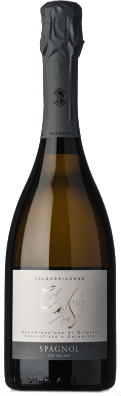 12,95 € 免费送货 | 白起泡酒 Col del Sas Extra Dry — 特干型 D.O.C.G. Prosecco di Conegliano-Valdobbiadene 威尼托 意大利 Glera — 格莱拉 75 cl