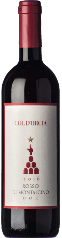 14,95 € Free Shipping | Red wine Col d'Orcia D.O.C. Rosso di Montalcino Tuscany Italy Sangiovese Bottle 75 cl
