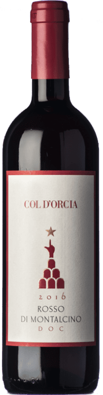 22,95 € Envoi gratuit | Vin rouge Col d'Orcia D.O.C. Rosso di Montalcino Toscane Italie Sangiovese Biologique Bouteille 75 cl