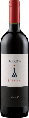 14,95 € Envio grátis | Vinho tinto Col d'Orcia Spezieri I.G.T. Toscana Tuscany Itália Sangiovese, Ciliegiolo Garrafa 75 cl