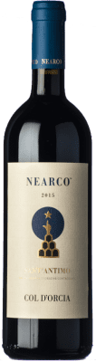 29,95 € Spedizione Gratuita | Vino rosso Col d'Orcia Nearco D.O.C. Sant'Antimo Toscana Italia Merlot, Syrah, Cabernet Sauvignon Bottiglia 75 cl