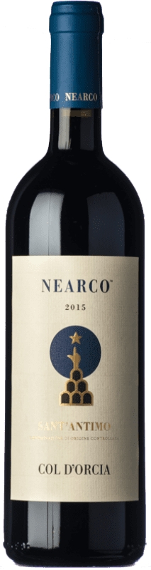 29,95 € Envio grátis | Vinho tinto Col d'Orcia Nearco D.O.C. Sant'Antimo Tuscany Itália Merlot, Syrah, Cabernet Sauvignon Garrafa 75 cl