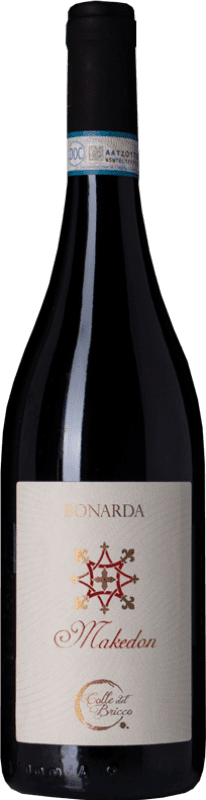 17,95 € 免费送货 | 红汽酒 Colle del Bricco Bonarda Frizzante Makedon D.O.C. Oltrepò Pavese 伦巴第 意大利 Bonarda 瓶子 75 cl