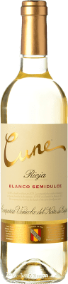 7,95 € Envío gratis | Vino blanco Norte de España - CVNE Cune Semi-Seco Semi-Dulce D.O.Ca. Rioja La Rioja España Viura, Malvasía, Garnacha Blanca Botella 75 cl