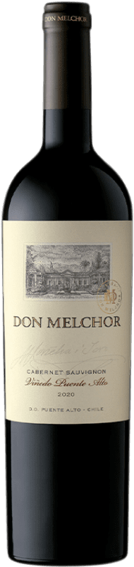 143,95 € 免费送货 | 红酒 Concha y Toro Don Melchor 预订 I.G. Valle del Maipo 迈波谷 智利 Merlot, Cabernet Sauvignon, Cabernet Franc, Petit Verdot 瓶子 75 cl