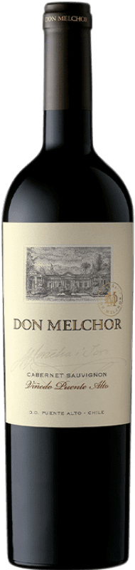 103,95 € 免费送货 | 红葡萄酒 Concha y Toro Don Melchor 珍藏 I.G. Valle del Maipo 迈波谷 智利 Merlot — 梅洛, Cabernet Sauvignon — 赤霞珠, Cabernet Franc — 品丽珠, Petit Verdot 75 cl
