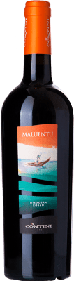 15,95 € Envoi gratuit | Vin rouge Contini Nieddera Rosso Maluentu I.G.T. Tharros Sardaigne Italie Bouteille 75 cl
