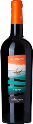 15,95 € Spedizione Gratuita | Vino rosso Contini Nieddera Rosso Maluentu I.G.T. Tharros sardegna Italia Bottiglia 75 cl