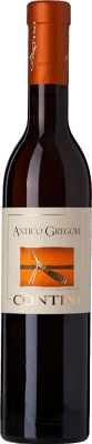 97,95 € Envío gratis | Vino blanco Contini Antico Gregori D.O.C. Vernaccia di Oristano Sardegna Italia Vernaccia Media Botella 37 cl