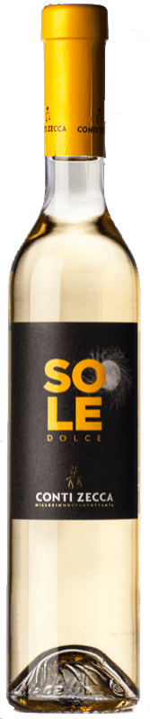 12,95 € 送料無料 | 甘口ワイン Conti Zecca Malvasia Sole I.G.T. Salento プーリア イタリア Malvasia — マルヴァジア, Moscato — モスカート ミディアムボトル 50 cl
