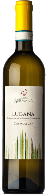 16,95 € Free Shipping | White wine Corte Sermana Cromalgo D.O.C. Lugana Veneto Italy Trebbiano di Lugana Bottle 75 cl