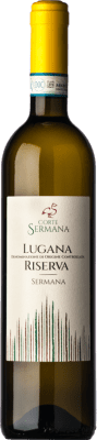 28,95 € Envío gratis | Vino blanco Corte Sermana Reserva D.O.C. Lugana Veneto Italia Trebbiano di Lugana Botella 75 cl