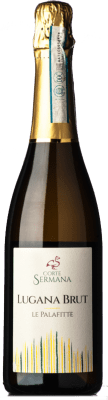 25,95 € Envío gratis | Espumoso Blanco Corte Sermana Le Palafitte Brut D.O.C. Lugana Veneto Italia Trebbiano 75 cl