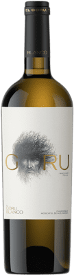 8,95 € Free Shipping | White wine Ego Goru El Blanco D.O. Jumilla Region of Murcia Spain Muscat of Alexandria, Chardonnay Bottle 75 cl