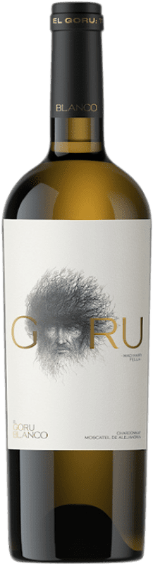 6,95 € Spedizione Gratuita | Vino bianco Ego Goru El Blanco D.O. Jumilla Regione di Murcia Spagna Moscato d'Alessandria, Chardonnay Bottiglia 75 cl