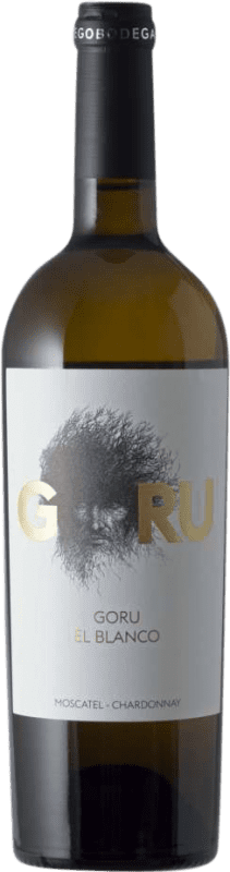 10,95 € Spedizione Gratuita | Vino Bianco Ego Goru D.O. Jumilla Regione di Murcia Spagna Chardonnay, Moscatel — Moscato 75 cl