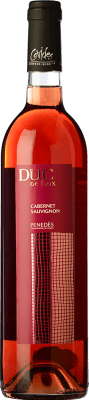 5,95 € Envio grátis | Vinho rosé Covides Duc de Foix Rosat D.O. Penedès Catalunha Espanha Cabernet Sauvignon Garrafa 75 cl