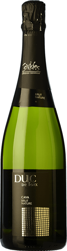 9,95 € Envoi gratuit | Vin Mousseux Blanc Covides Duc de Foix Brut Nature D.O. Cava Espagne Macabeo — Macabeu, Xarel·lo, Parellada Bouteille 75 cl