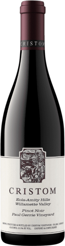55,95 € Free Shipping | Red wine Cristom Estate MT Jefferson Cuvée Aged I.G. Willamette Valley Oregon United States Pinot Black Bottle 75 cl