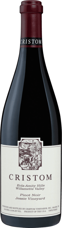 78,95 € Spedizione Gratuita | Vino rosso Cristom Estate Jessie Vineyard Crianza I.G. Willamette Valley Oregon stati Uniti Pinot Nero Bottiglia 75 cl