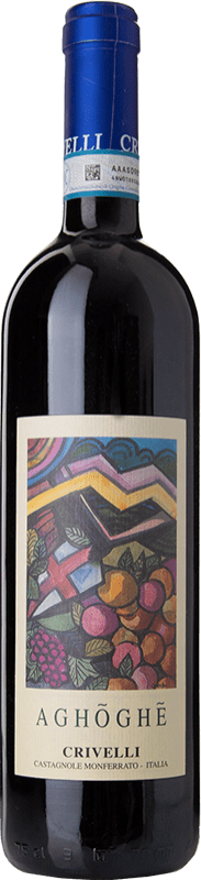 29,95 € Envoi gratuit | Vin Rouge Crivelli Agoghé D.O.C. Monferrato Piémont Italie Syrah, Ruchè Bouteille 75 cl