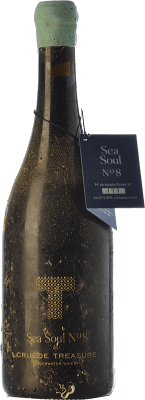 72,95 € 免费送货 | 红酒 Crusoe Treasure Sea Soul Nº 8 Vino Submarino 岁 西班牙 Grenache 瓶子 75 cl