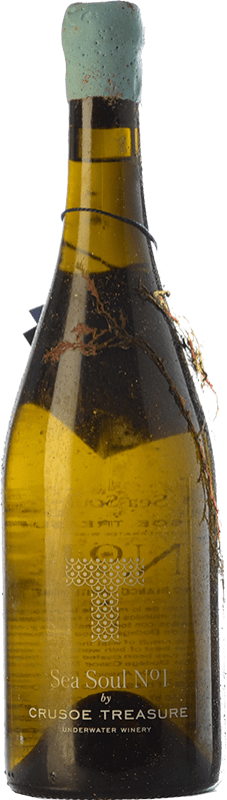 75,95 € Spedizione Gratuita | Vino Bianco Crusoe Treasure Sea Soul Nº 1 Vino Submarino Crianza — Invecchiato in Botte Spagna Bottiglia 75 cl