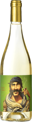 13,95 € 免费送货 | 白酒 Crusoe Treasure Los Locos de la Bahia Vertxo 西班牙 Verdejo, Hondarribi Zuri 瓶子 75 cl