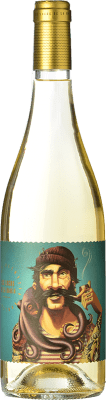 13,95 € Kostenloser Versand | Weißwein Crusoe Treasure Los Locos de la Bahia Gartxo Spanien Grenache Weiß, Hondarribi Zuri Flasche 75 cl