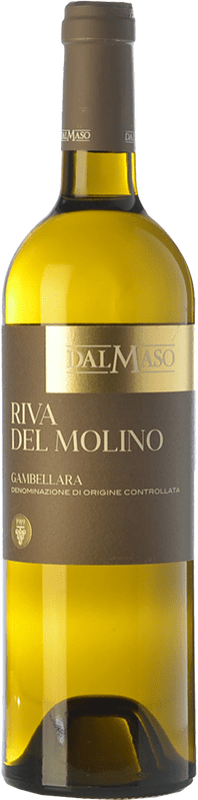 13,95 € Spedizione Gratuita | Vino bianco Dal Maso Riva del Molino D.O.C. Gambellara Veneto Italia Garganega Bottiglia 75 cl