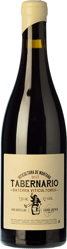 22,95 € Envoi gratuit | Vin Rouge Daterra Tabernario Crianza D.O. Ribeira Sacra Galice Espagne Garnacha — Grenache, Mencía, Palomino Fino Bouteille 75 cl