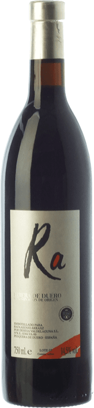 19,95 € Free Shipping | Red wine Dehesa Valdelaguna Ra Oak D.O. Ribera del Duero Castilla y León Spain Tempranillo Bottle 75 cl