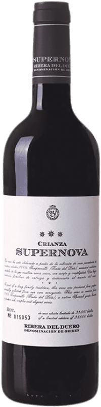 12,95 € Kostenloser Versand | Rotwein Briego Supernova Alterung D.O. Ribera del Duero Kastilien und León Spanien Tempranillo Flasche 75 cl