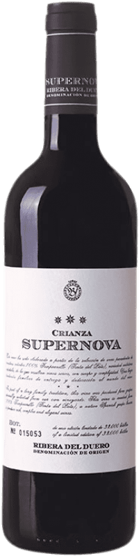 17,95 € 免费送货 | 红葡萄酒 Briego Supernova Crianza — 陈酿 D.O. Ribera del Duero 卡斯蒂利亚莱昂 西班牙 Tempranillo — 丹魄 75 cl