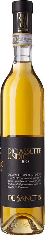 21,95 € Spedizione Gratuita | Vino dolce Sanctis Diciassette Undici D.O.C.G. Cannellino di Frascati Lazio Italia Malvasia del Lazio Bottiglia Medium 50 cl