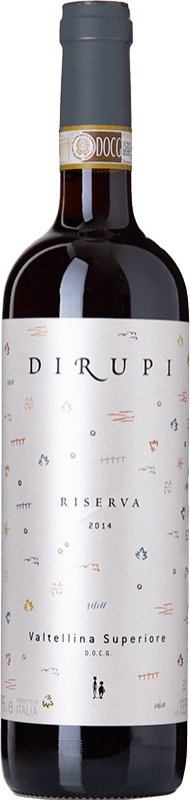 59,95 € Envoi gratuit | Vin Rouge Dirupi Réserve D.O.C. Valtellina Lombardia Italie Nebbiolo Bouteille 75 cl