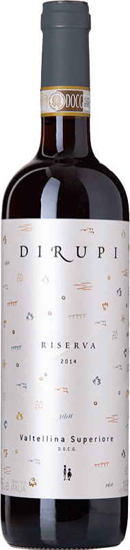 59,95 € Envoi gratuit | Vin rouge Dirupi Réserve D.O.C.G. Valtellina Superiore Lombardia Italie Nebbiolo Bouteille 75 cl